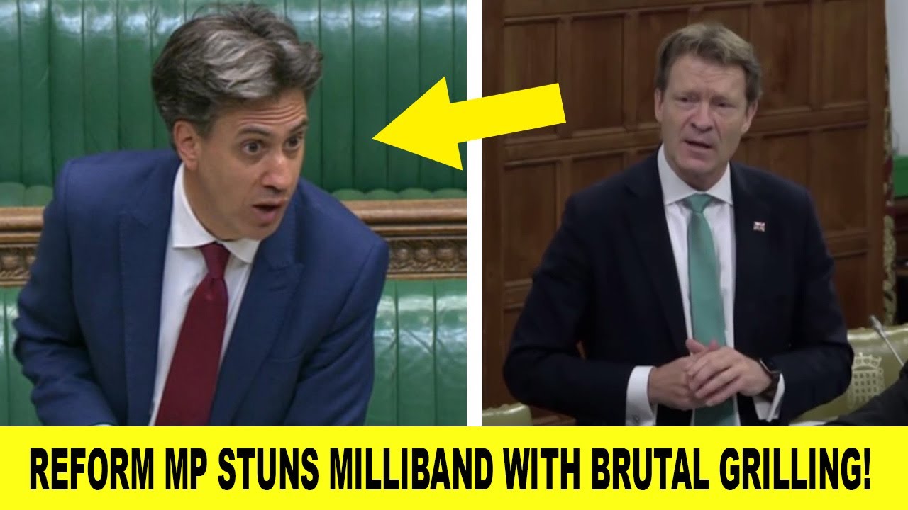Reform MP STUNS Ed Miliband With BRUTAL Grilling In Parliament! - YouTube