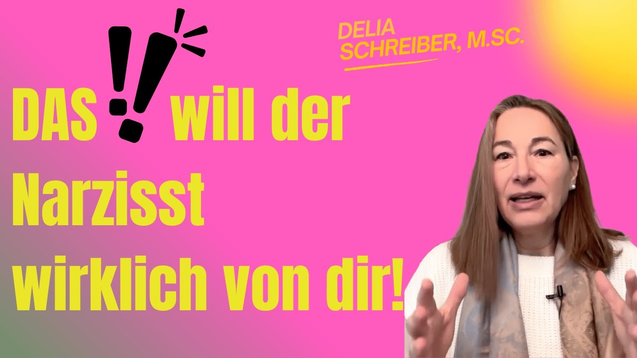 Pass auf 🧐! Das will der Narzisst wirklich von dir ⚡️!