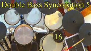 Double Bass Syncopation 5 Pattern 16