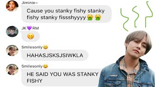 BTS Texts- TaEHyUnG’s StAnKy anD fIsHy screenshot 5