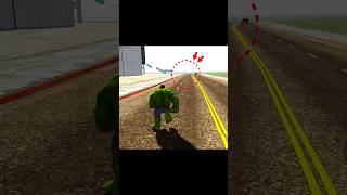 Hulk vs Car Power Test! 😱🔥 #shorts #indianbikedriving3d