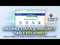 PayPal Data and Privacy Tab Explained 2026 Website Walkthrough & Beginner Guide 2 Min