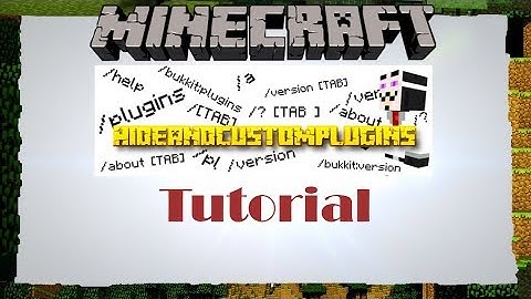 HIDEANDCUSTOMPLUGINS || tutorial verstop je plugins [Nederlands/Dutch]