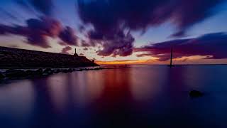 Time lapse en pose longue sur le passage du Gois