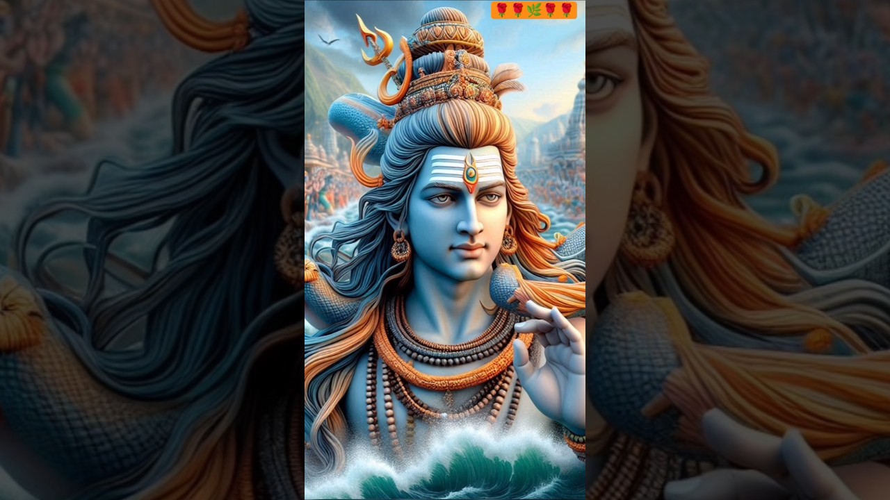 Shankar 🌹Teri Jata🌹Se 🌿 Beheti 🌿 Hain Gang 🌊 Dhara 🍀 #shorts #ytshorts #devonkedevmahadev #bholenath