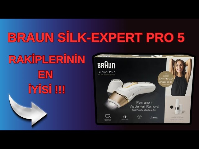 BRAUN SİLK-EXPERT PRO 5 - PREMİUM LAZER MAKİNESİ !!