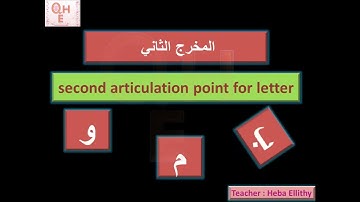 24 -The articulation point of the letter BAA با MAKHARIJ