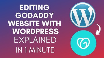How To Edit GoDaddy Website With WordPress (2025)
