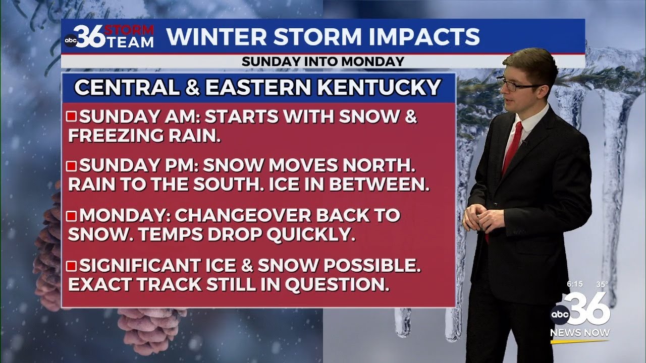 Light snow Friday ahead of late weekend winter storm - YouTube