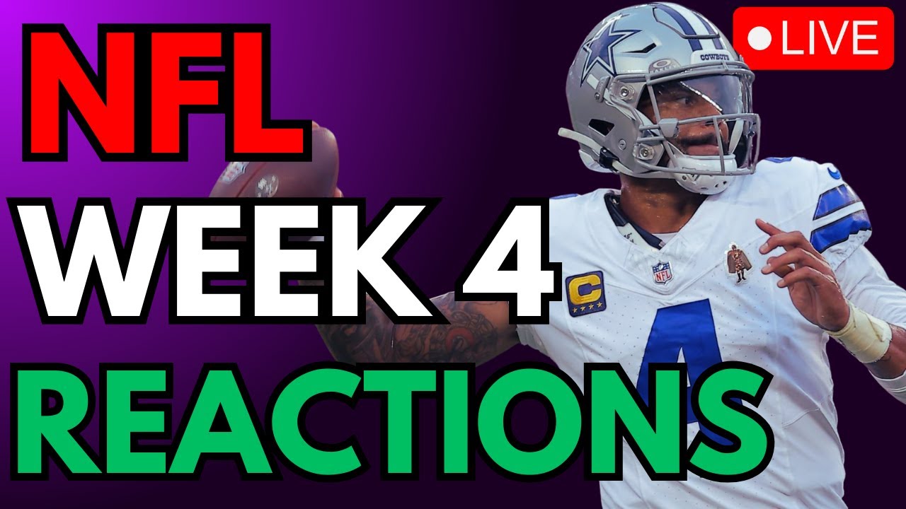 NFL Week 4 Reactions Livestream! - YouTube