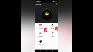 How to use qpython3L app to run python program code