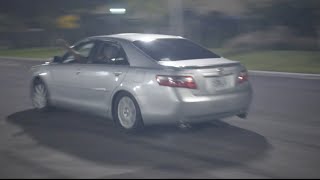 Toyota Camry V6 Muffler Delete Revving and take off