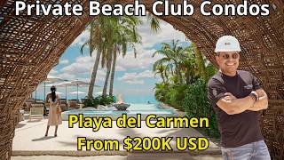 Private Beach Club Condos From 200K Distrito Xcalacoco Beach Playa Del Carmen 2026