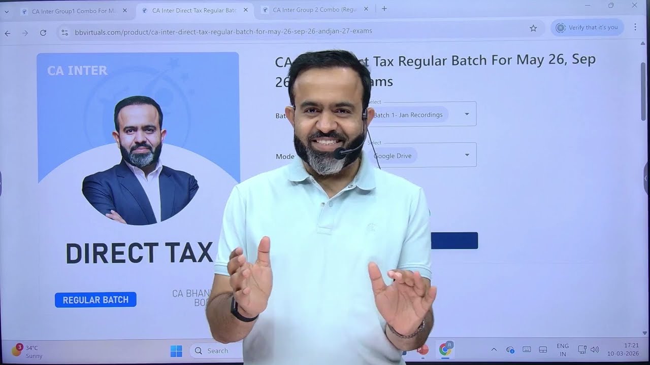 CA INTER New Batches for JAN 27 Exams l BB Virtuals l CA Bhanwar Borana