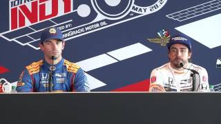 Alonso and Rossi Pole Day News Conference