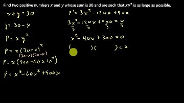 Optimization - Maximize Product Given A Sum