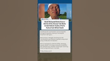 KDM BELA GURU! Minta Orangtua Siswa Tak Bela Anak Nakal, Kalau Perlu Hukuman Ditambah