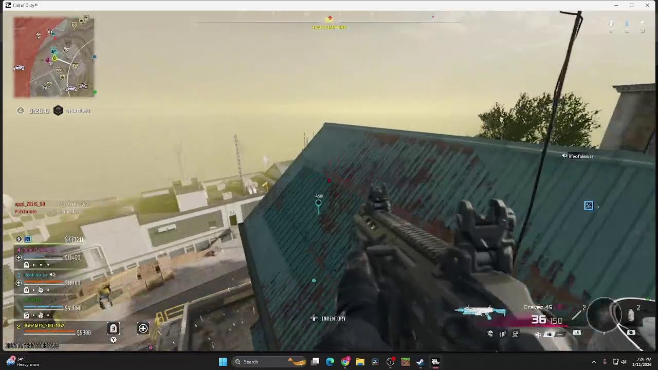 13 year old demond plays warzone!