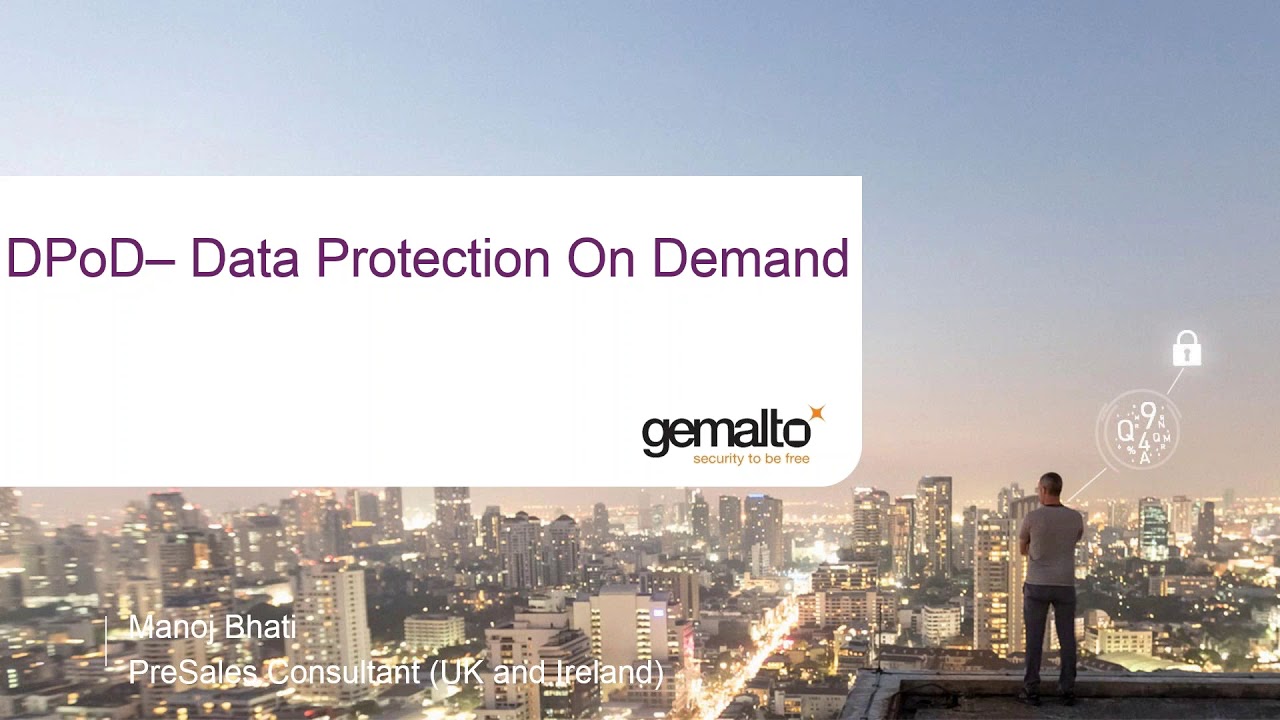 Webinar - Data Protection on Demand Introduction - Encryption on Demand ...
