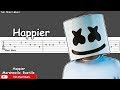 Marshmello ft. Bastille - Happier Guitar Tutorial
