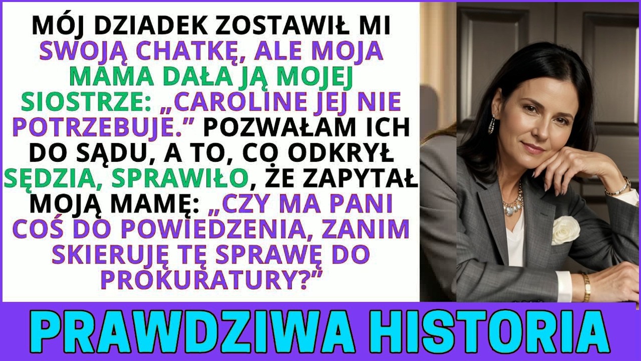 „To jest Twoja nowa własność, Karolino” – usłyszałam na odczycie testamentu. Sekundę później matka wstała i krzyknęła, że dziadek oszalał, a moja siostra przyznała, że to jej się należy. Tydzień...