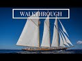 SHENANDOAH OF SARK | 54.4m/178'04" Townsend-Downey Classic Sailing-Yacht for Charter - Walkthrough