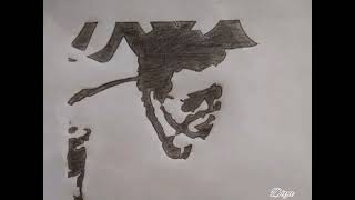 Thalapathi|Black and white drawing|Diya|ADANA