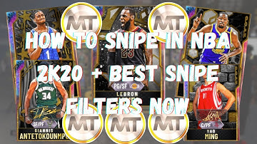 HOW TO SNIPE GALAXY OPALS IN NBA 2K20 MYTEAM!! BEST SNIPE FILTERS + TIPS FOR SNIPING!!