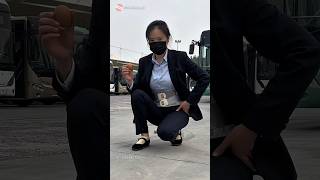 TES SERU SOPIR BUS WANITA DI CHINA! #shorts #shortsfeed