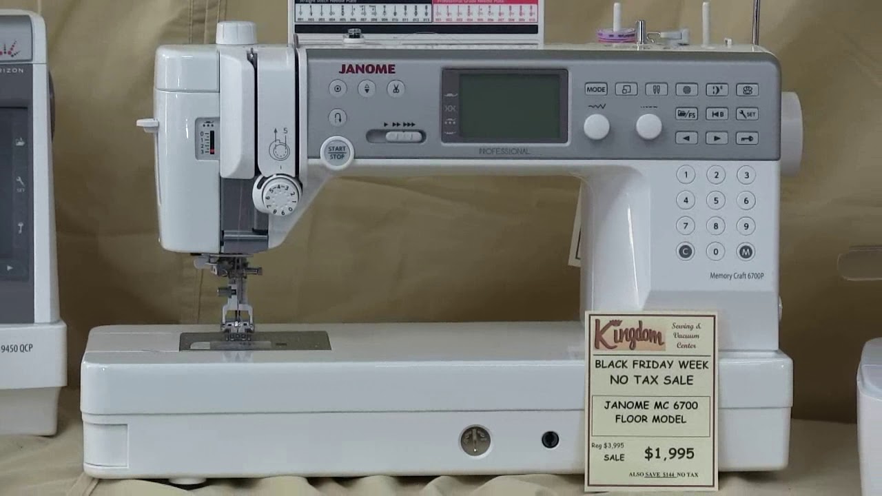 Black Friday Sale 2019 Janome Machines YouTube