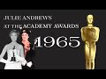 Julie Andrews at the 37th Academy Awards 1965 - Oscar win for Mary Poppins