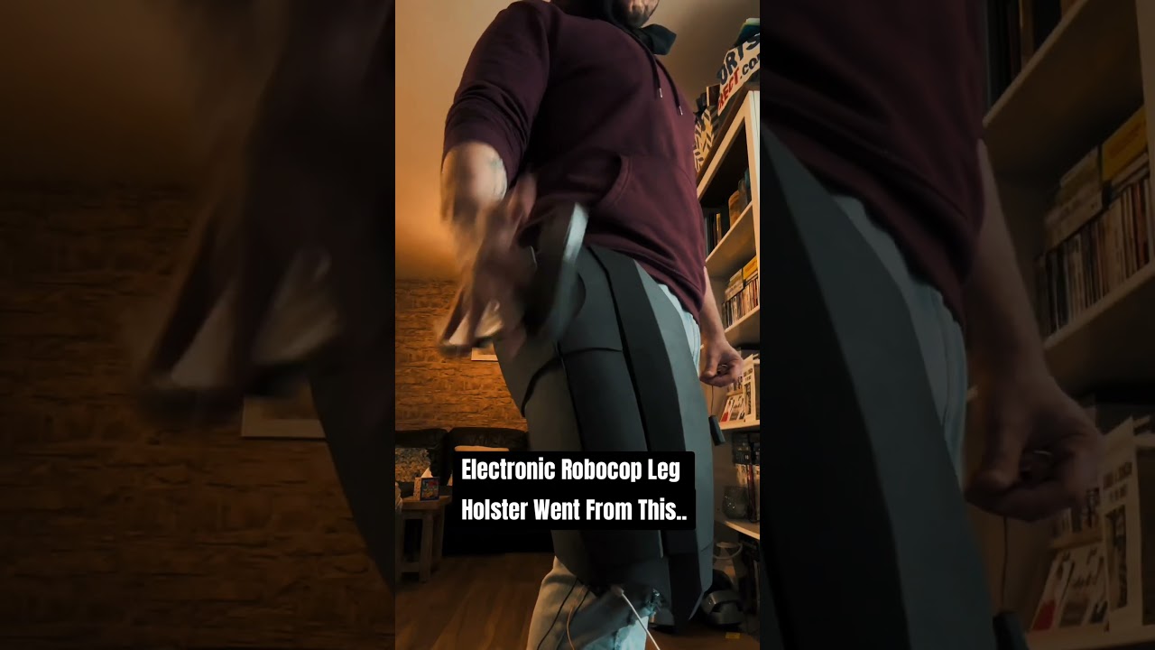 Robocop leg holster went from this...to this 