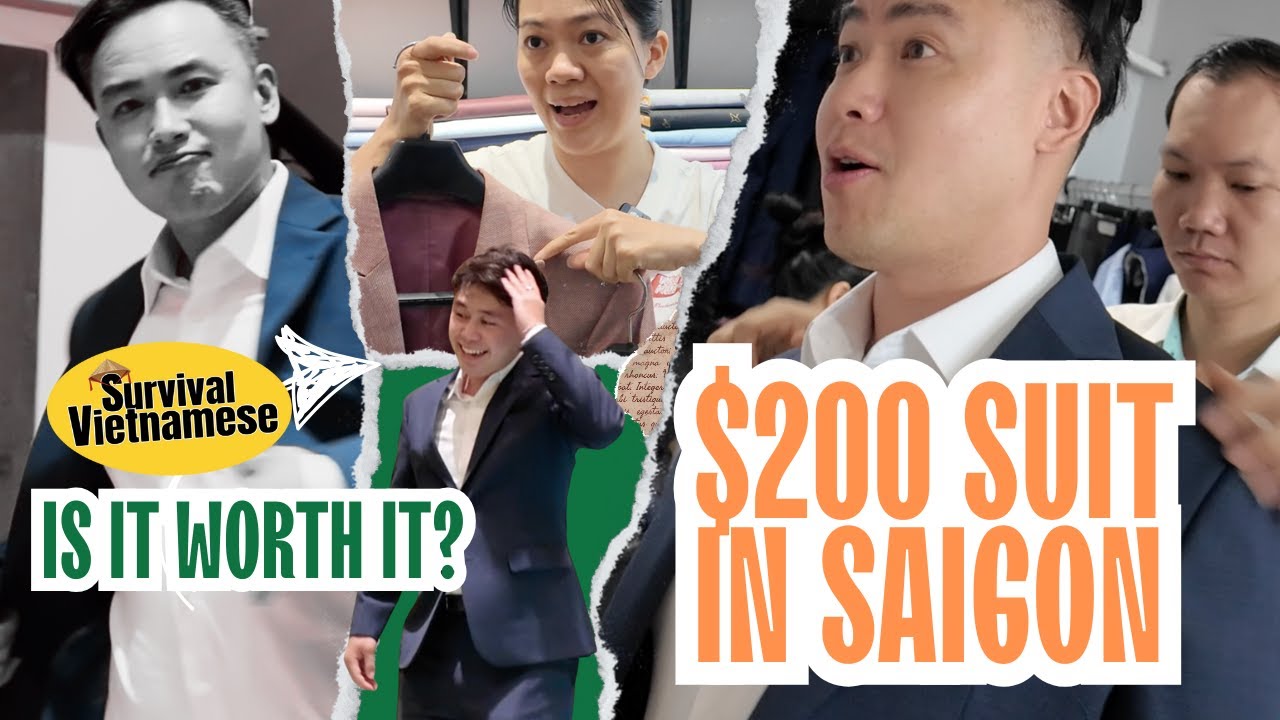 Getting a suit tailored in Saigon