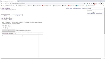AP-1 (hasOne) Java Tutorial || Codingbat.com