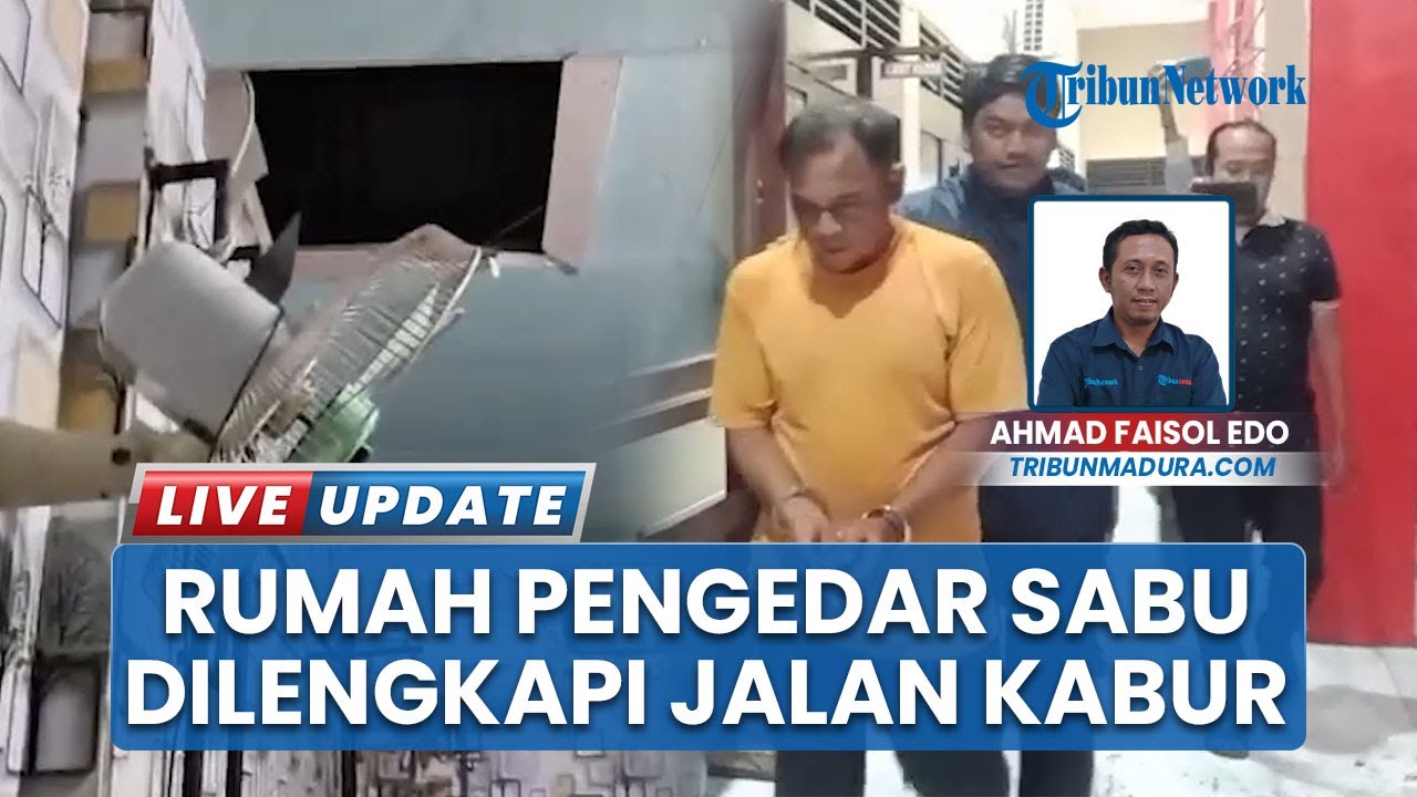 Mewahnya Kamar Juragan Sabu & Ganja di Bangkalan Madura Dilengkapi Fingerprint, CCTV dan Akses Kabur