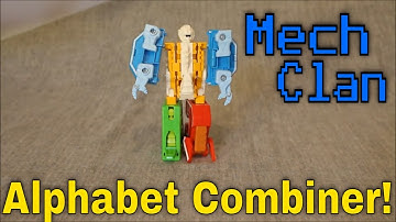 Mech Clan A,B,C,D Combiner - GotBot True Review NUMBER 873