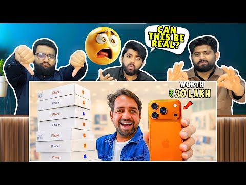 Reaction On Gifting iPhones ₹30 Lakh To Team MR INDIAN HACKER | सरप्राइज | Pakistani Reaction 🔥