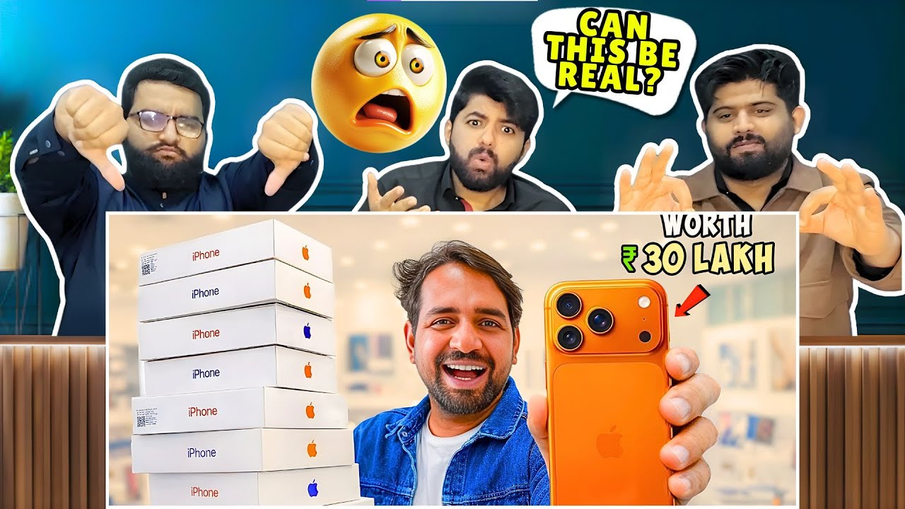 Reaction On Gifting iPhones ₹30 Lakh To Team MR INDIAN HACKER | सरप्राइज | Pakistani Reaction 🔥
