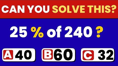 Maths Quiz Challenge | 10 Second Math Questions | Test Your Brain | Mind Booster Quiz