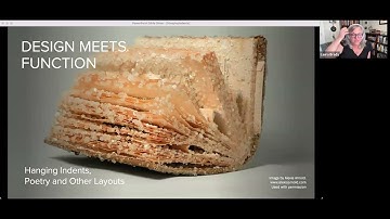 Creating EPUBs - Design meets function: Hanging indents, poetry and other layouts