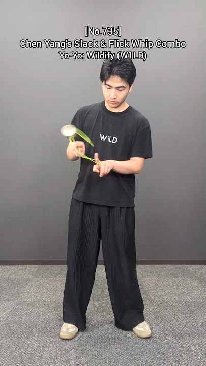 [No.735]🪀Today's Yo-Yo Trick & Tutorial: Chen Yang's Slack & Flick Whip Combo #yoyo #yoyotricks