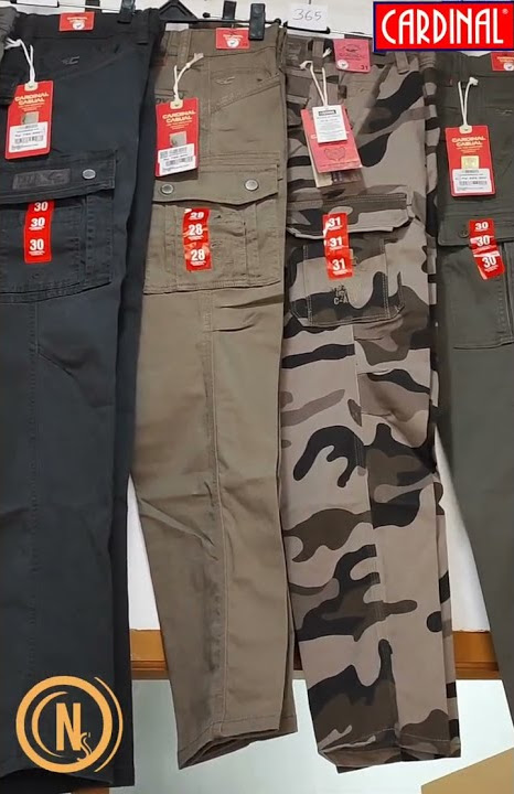 CARDINAL 100% ORIGINAL size 27-38 celana panjang cargo pria
