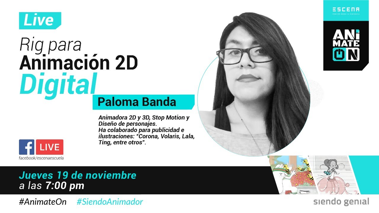 LIVE Rig para Animación 2D con Paloma Banda - YouTube