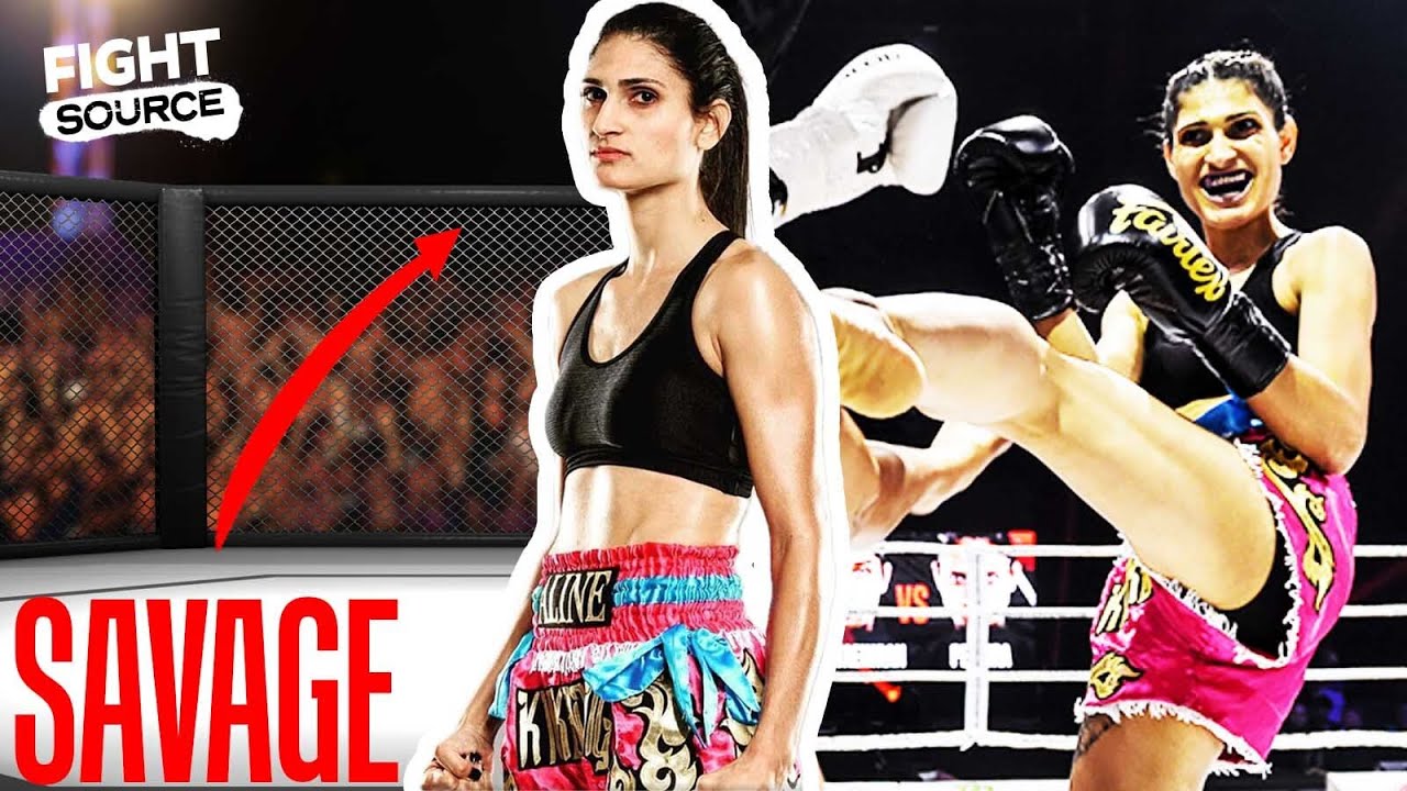 Alex Pereira's sister is one serious savage! YouTube