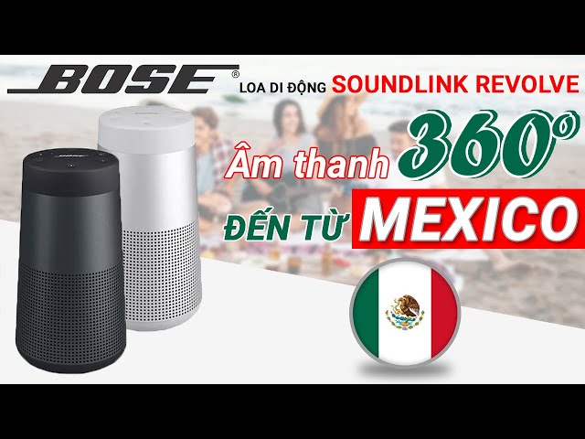 Loa bluetooth Bose SoundLink Revolve - Âm thanh 360 độ chống nước