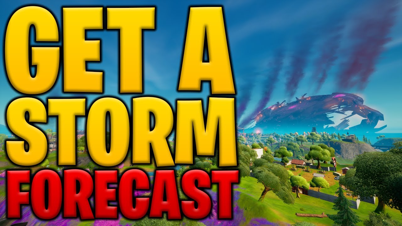 How to get a Storm Forecast off a character in Fortnite Chapter 2
