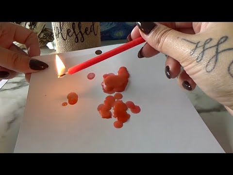 Candle Wax On Paper📑 🪔"Receive Better Than Expected"
