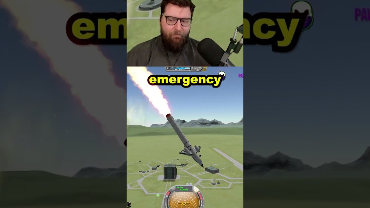 EMERGENCY. EMERGENCY #kerbalspaceprogram