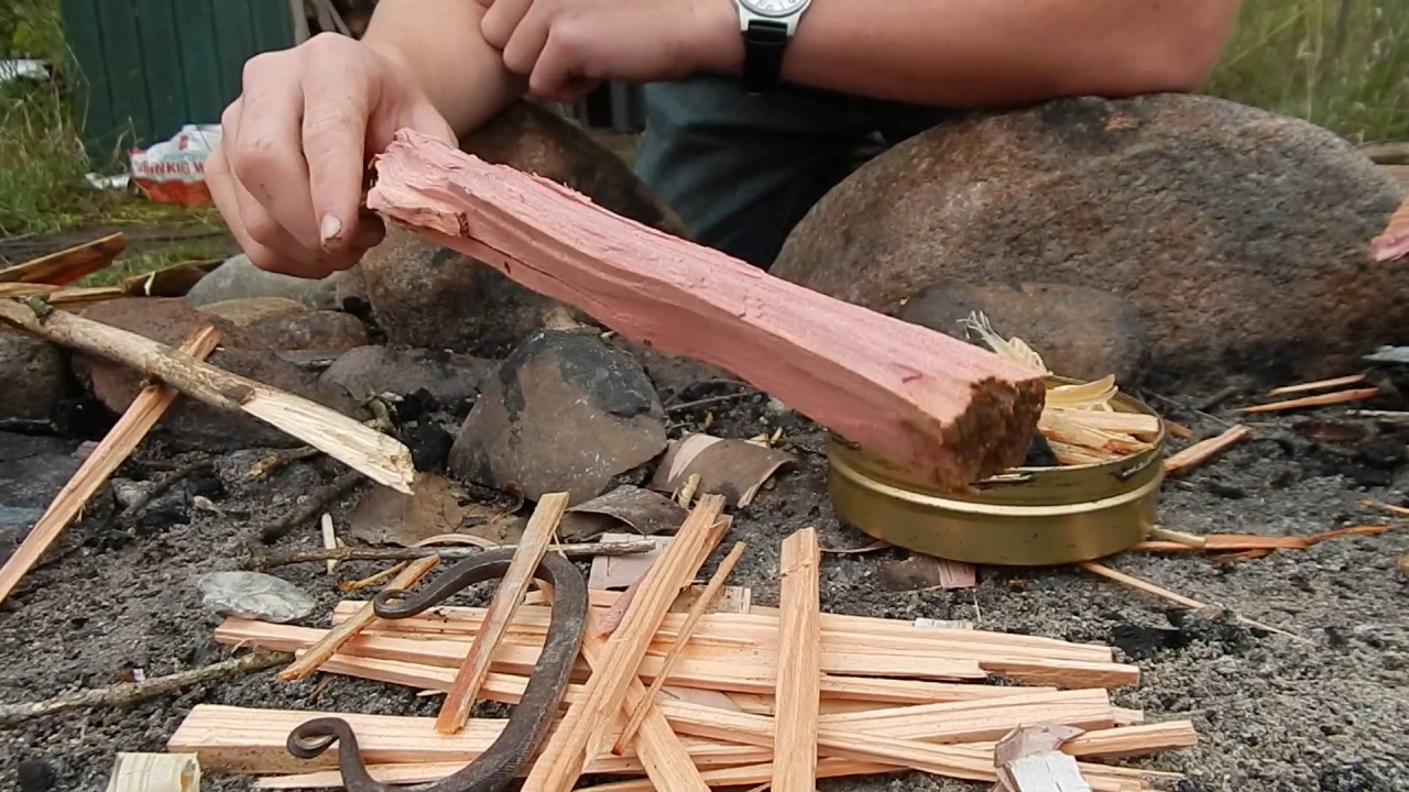 How to Start a Fire With Flint and Steel - YouTube