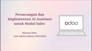UTS APSI No.3_Perancangan dan Implementasi AI Assistant untuk Modul Sales